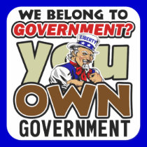 You Own Government! stickers