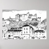 You Paint U Paint Salzberg Castle 1986 The MUSEUM Poster