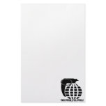 You Push Ill Pull Custom Stationery