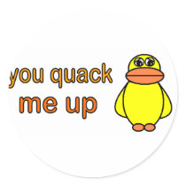 You Quack Me Up stickers