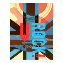 You Rock - british classic rock postcard