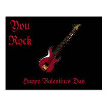 You Rock Happy Valentines Day postcards