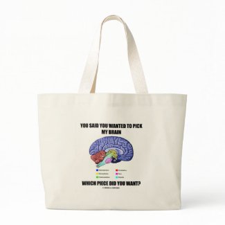 You Said You Wanted To Pick My Brain (Anatomy) bag