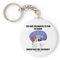You Said You Wanted To Pick My Brain (Anatomy) Key Chain