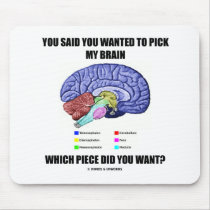 You Said You Wanted To Pick My Brain (Anatomy) Mousepad