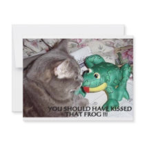 YOU SHOULD HAVE KISSED THAT FROG! invitations