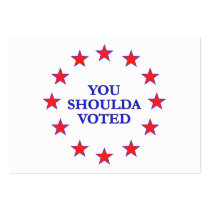You Should Have Voted Business Card Template