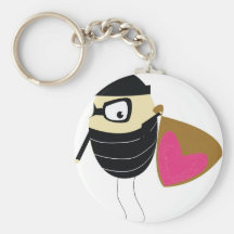 you stole my heart keychain