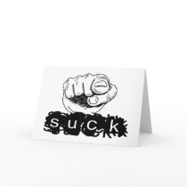 You Suck Greeting Cards