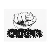 You Suck postcards by goldnsun You Suck postcards