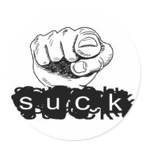 You Suck stickers