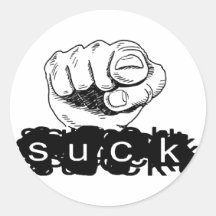 You Suck Stickers