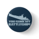 You sunk my battleship! Retro Flair Button button