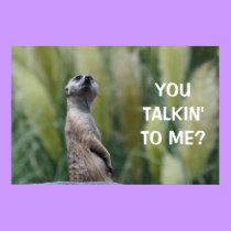 YOU TALKIN' TO ME? - poster / print by Horseshoes3 YOU TALKIN' TO ME? - poster / print