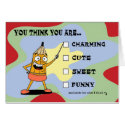 You think you are... cards