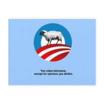 YOU value tolerance Post Cards