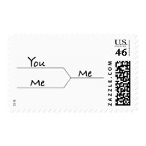 "You Vs. Me" March Madness-Style Bracket postage by YouVsMe "You Vs. Me" March Madness-Style Bracket postage