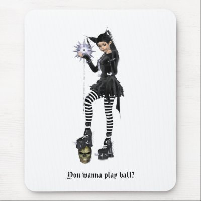 You wanna play ball, You wanna play ball? Mousepad by loveit2