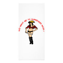 You Want Me To Surrender What? Customized Rack Card