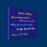 You Will Be Happy  Stretched Canvas canvas prints