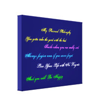 You Will Be Happy  Stretched Canvas Stretched Canvas Prints