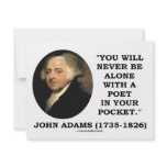 You Will Never Be Alone With A Poet In Your Pocket Invitations