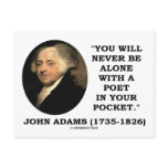 You Will Never Be Alone With A Poet In Your Pocket Postcards
