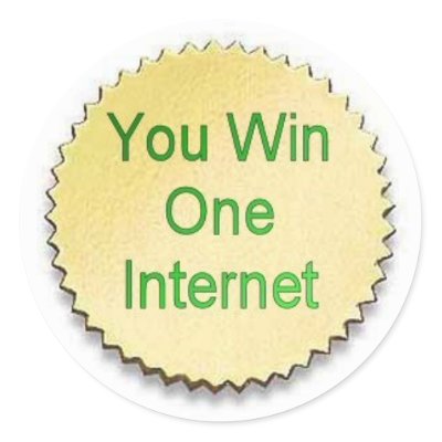 http://rlv.zcache.com/you_win_one_internet_seal_green_sticker-p217525120799772790qjcl_400.jpg