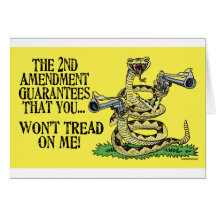 You Won't Tread on Me Cards