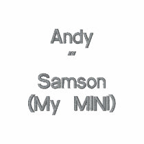 You+Your MINI(My MINI) Back logo embroidered shirts by skydrive You+Your MINI(My MINI) Back logo embroidered shirts