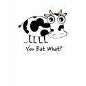 YouEat What? Cow t-shirts by kimtingtangten YouEat What? Cow t-shirts
