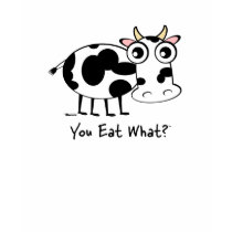 YouEat What? Cow t-shirts