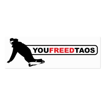 youfreedtaos Skinny Business Cards