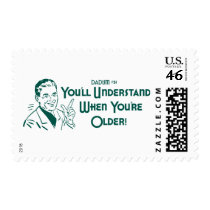 You'll Understand When You're Older (Dadism #51) postage by LushLaundry You'll Understand When You're Older (Dadism #51) postage