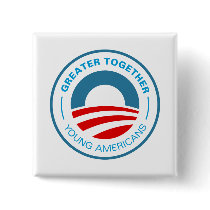 Young Americans for Obama Buttons