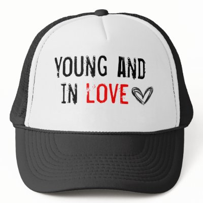 young and in love hat by littlemissmae
