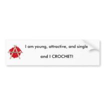 Young Attractive & Single bumper stickers