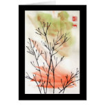 Young Bamboo Blank Card