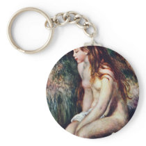 Young Bather By Pierre-Auguste Renoir Keychain