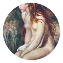 Young Bather By Pierre-Auguste Renoir Stickers