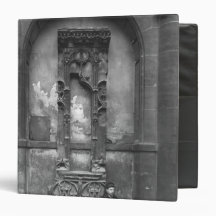 Young Boy Seated Outside 3 Ring Binder