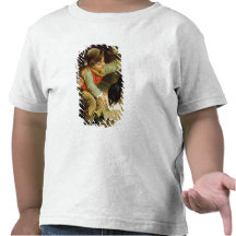 Young Boy with Birds in the Snow Shirts