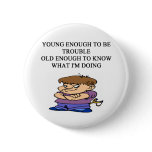 young brat son and daughter designs buttons