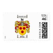 Young Coat of Arms / Young Family Crest postage