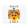 Young Coat of Arms / Young Family Crest Postcards