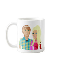Young Couple in Love Mugs