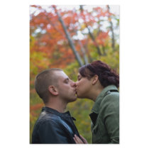 Young Couple Kissing Flyers