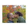 Young Couple Kissing Postcard
