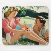 Young couples mouse pads