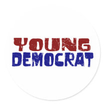 Young Democrat stickers